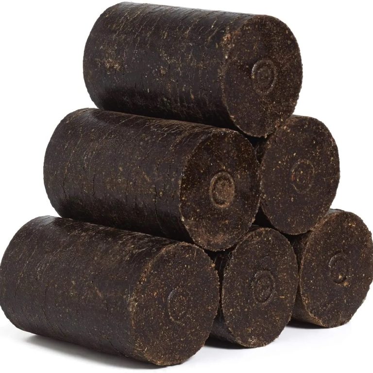 Stacked coffee logs