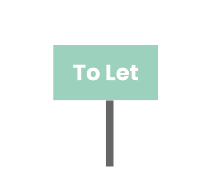 Landlords To Let Sign board